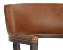 Brown Shalimar Tobacco Leather Dining Armchair Brylea by Matho Sun, view 7
