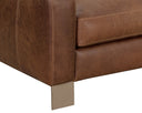 Lucia Tobacco Leather Sofa Rafael by Matho Sun, view 4