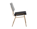 Gold Nightfall Black / Chacha Grey Dining Chair Brinley by Matho Sun, view 3