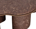 Marble Look Mocha Coffee Table Isola by Matho Sun, view 6