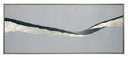 72" X 30" Silver Floater Frame Landscape Frequency by Matho Sun