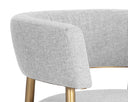 Belfast Heather Grey Dining Armchair Maestro by Matho Sun, view 7