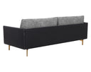 Nash Zebra / Coal Black Sofa Ashi by Matho Sun, view 3