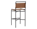 Cognac Leather Barstool Corrigan by Matho Sun, view 4