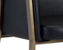 Bravo Black Dining Armchair Bernadette by Matho Sun, view 6