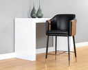Napa Black / Napa Cognac Counter Stool Carter by Matho Sun, view 4