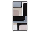 28" X 66" Black Floater Frame Geometric Radical Interpretation (Set Of 3) by Matho Sun, view 3