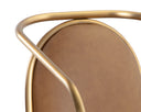 Milliken Cognac Dining Armchair Cicero by Matho Sun, view 6