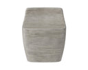 Ash Grey Wood Look Stool Ledger by Matho Sun, view 2