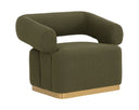 Copenhagen Olive Lounge Chair Aggie Swivel by Matho Sun