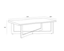 Rectangular Coffee Table Marley by Matho Sun, view 4