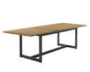 Natural 83" To 107" Dining Table Geneve Extension by Matho Sun, view 2