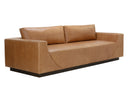 Dark Brown Tuscany Cognac Leather Sofa Anakin by Matho Sun