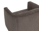 Rika Chocolate Lounge Chair Garrison Swivel by Matho Sun, view 5