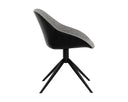 Nightfall Black / November Grey Dining Chair Mccoy Swivel by Matho Sun, view 3