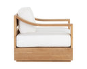 Stinson White Lounge Chair Tahiti Swivel by Matho Sun, view 3