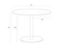 Round 39.5" Bistro Table Iska by Matho Sun, view 5