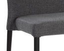 City Grey Dining Chairs set of 2 James Stackable by Matho Sun, view 5