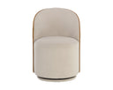 Meg Taupe / Meg Gold Dining Chair Cavoli Swivel by Matho Sun, view 2
