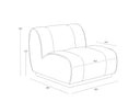 Sahara Sand Leather Lounge Chair Blaise Swivel by Matho Sun, view 8