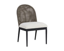 Black Louis Cream Dining Chairs set of 2 Calandri by Matho Sun