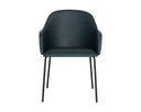 Dark Teal Dining Armchair Hensley by Matho Sun, view 2