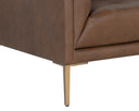 Vintage Caramel Leather Sofa Westin by Matho Sun, view 4