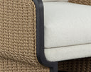 Louis Cream Lounge Chair Olbia by Matho Sun, view 5