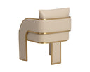 Napa Beige Dining Armchair Baz by Matho Sun, view 4
