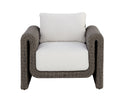 Grey Louis Cream Armchair Tibi by Matho Sun, view 2