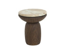 Marble Look Macchiato End Table Orula by Matho Sun, view 2