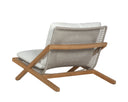 Natural Stinson White Lounge Chair Bari by Matho Sun, view 4