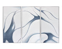 30" X 60" Silver Floater Frame Nature Meditation (Set Of 3) by Matho Sun