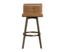Milliken Cognac Barstool Arizona Swivel by Matho Sun, view 2