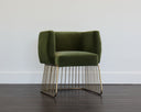 Forest Green Dining Armchair Gala by Matho Sun, view 5