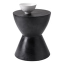 Black End Table Logan by Matho Sun, view 2