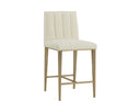 Geralt Linen Counter Stool Wilbur by Matho Sun