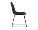Antique Black Dining Chairs set of 2 Cal by Matho Sun, view 2