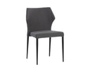 City Grey Dining Chairs set of 2 James Stackable by Matho Sun