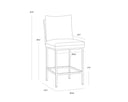 Bravo Cream Counter Stool Paige by Matho Sun