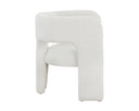Copenhagen White Lounge Chair Isidore by Matho Sun, view 3