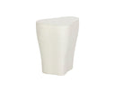 Small White End Table Dali by Matho Sun, view 2