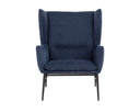Belfast Navy Lounge Chair Kasen by Matho Sun, view 3