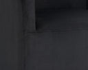 Abbington Black Dining Armchair Zane Wheeled by Matho Sun, view 6