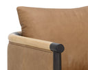 Ludlow Sesame Leather Lounge Chair Wilder by Matho Sun, view 7