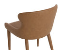 Milliken Cognac Dining Chairs set of 2 Evora by Matho Sun, view 5