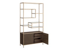 Gold Raw Umber Bookcase Stamos by Matho Sun, view 3