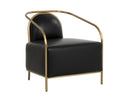 Cantina Black Lounge Chair Cicero by Matho Sun