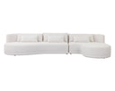 Raf Copenhagen White Sofa Chaise Laken by Matho Sun, view 2