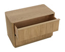 Large Rustic Oak Nightstand Kalla by Matho Sun, view 5